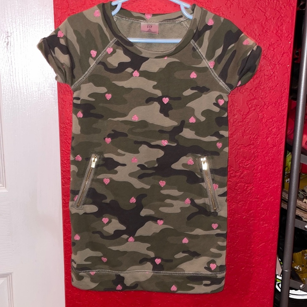 Gap Toddler girl army dress